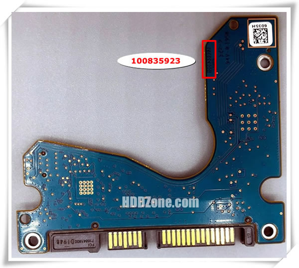 Seagate PCB 100835923 PCB Number
