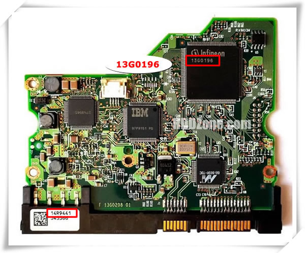 Hitachi PCB 14R9441 Main Controller IC Number