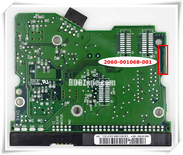 WD PCB 2060-001068-001 PCB Number