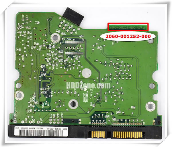 WD PCB 2060-001252-000 PCB Number