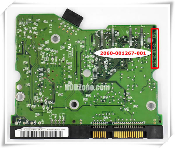 WD PCB 2060-001267-001 PCB Number