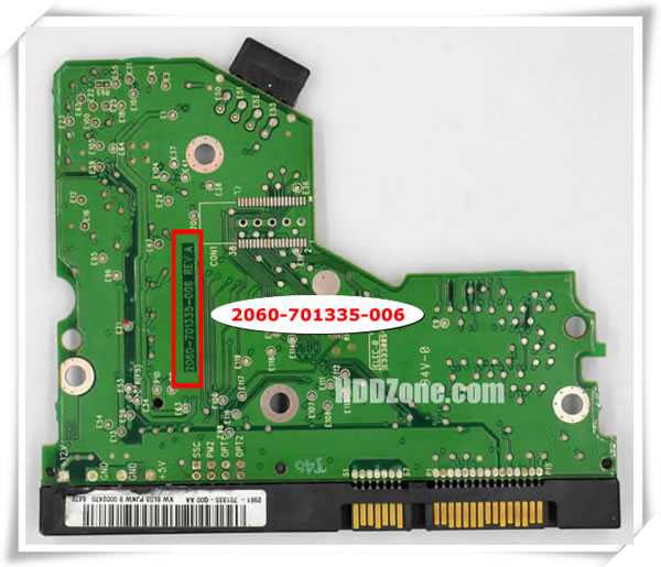 WD PCB 2060-701335-006 PCB Number