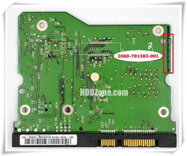 WD PCB 2060-701383-001 PCB Number