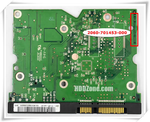 WD PCB 2060-701453-000 PCB Number