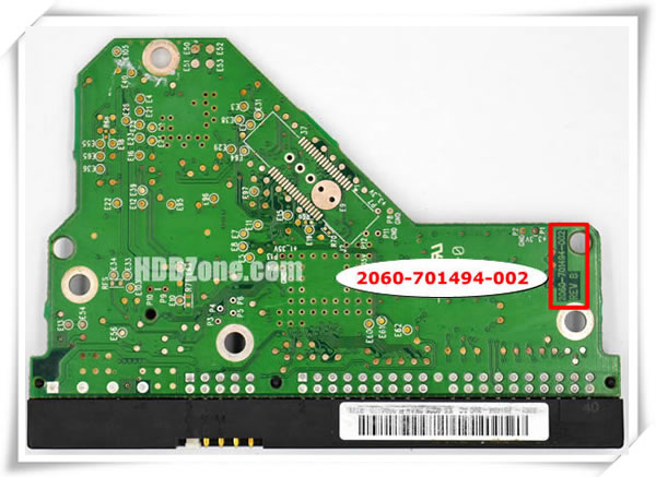 WD PCB 2060-701494-002 PCB Number