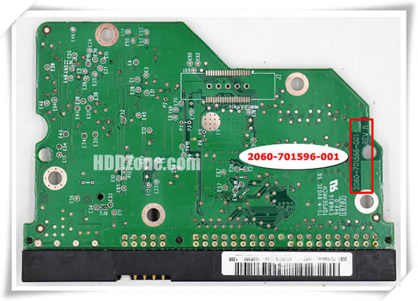 WD PCB 2060-701596-001 PCB Number
