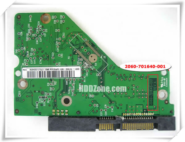 WD PCB 2060-701640-001 PCB Number