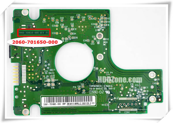 WD PCB 2060-701650-000 PCB Number