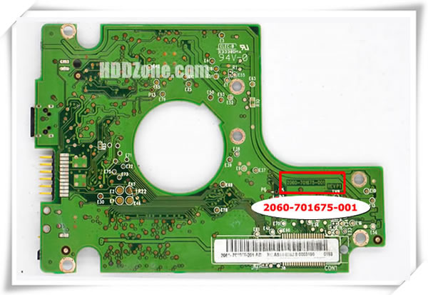 WD PCB 2060-701675-001 PCB Number