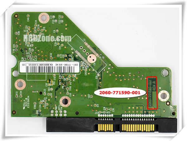 WD PCB 2060-771590-001 PCB Number