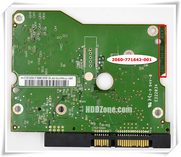 WD PCB 2060-771642-001 PCB Number