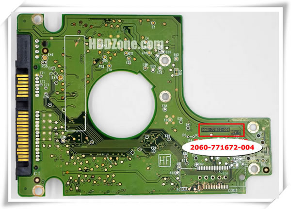 WD PCB 2060-771672-004 PCB Number