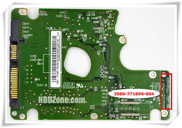 WD PCB 2060-771696-004 PCB Number