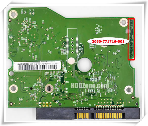 WD PCB 2060-771716-001 PCB Number