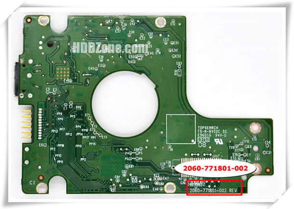 WD PCB 2060-771801-002 PCB Number