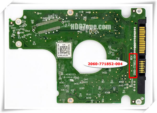WD PCB 2060-771852-004 PCB Number