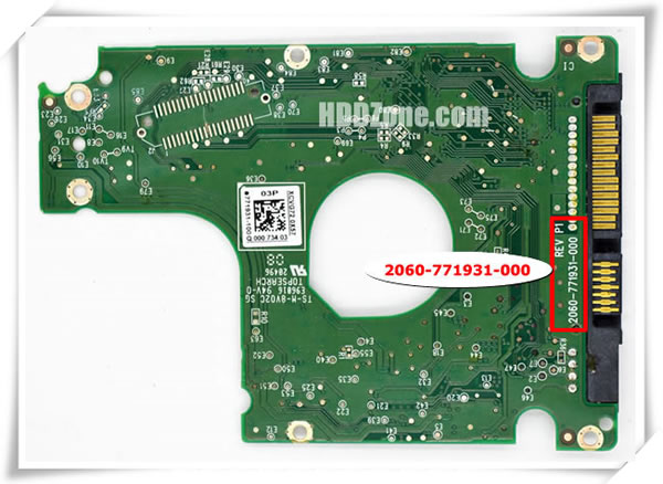 WD PCB 2060-771931-000 PCB Number