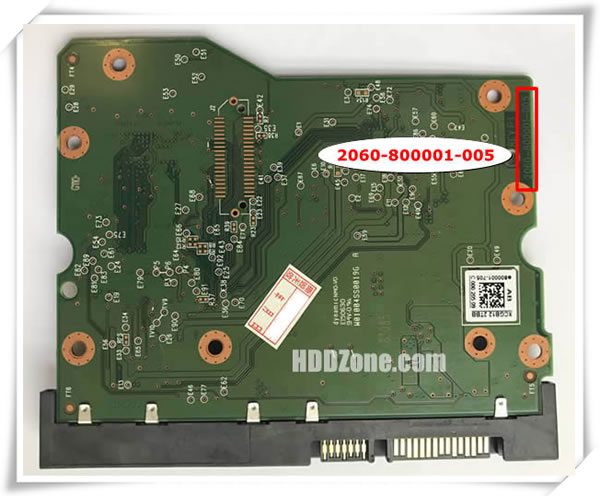 WD PCB 2060-800001-005 PCB Number
