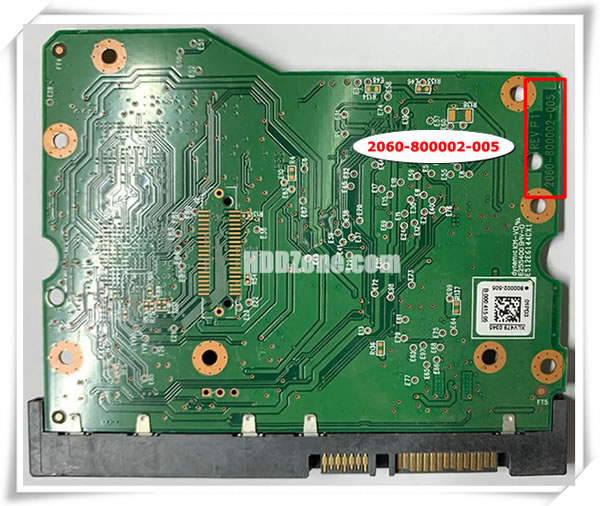 WD PCB 2060-800002-005 PCB Number