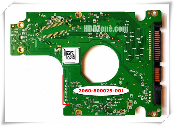 WD PCB 2060-800025-001 PCB Number