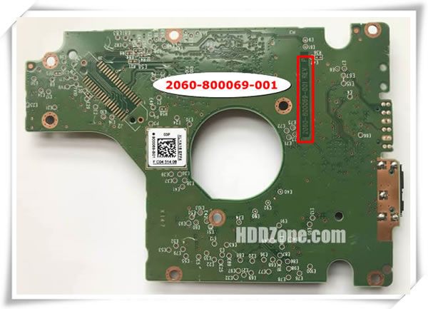 WD PCB 2060-800069-001 PCB Number