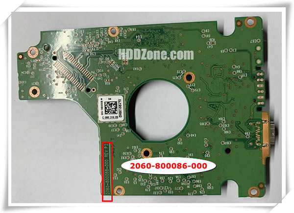 WD PCB 2060-800086-000 PCB Number