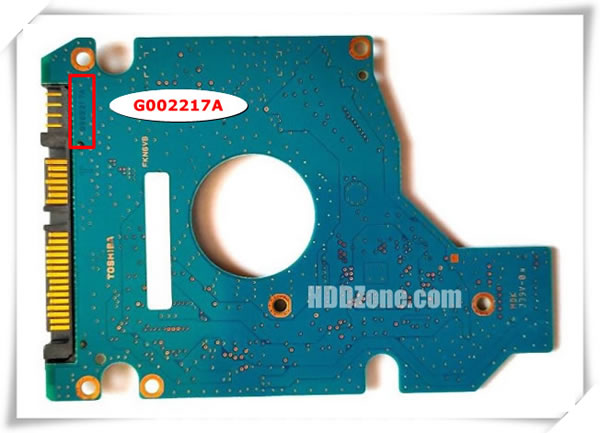 Toshiba PCB G002217A PCB Number