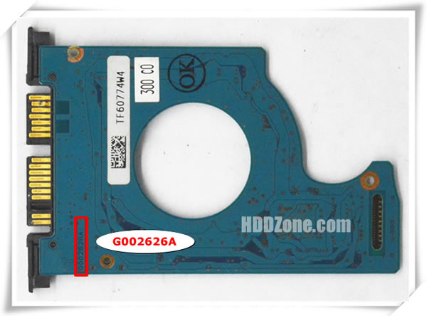 Toshiba PCB G002626A PCB Number