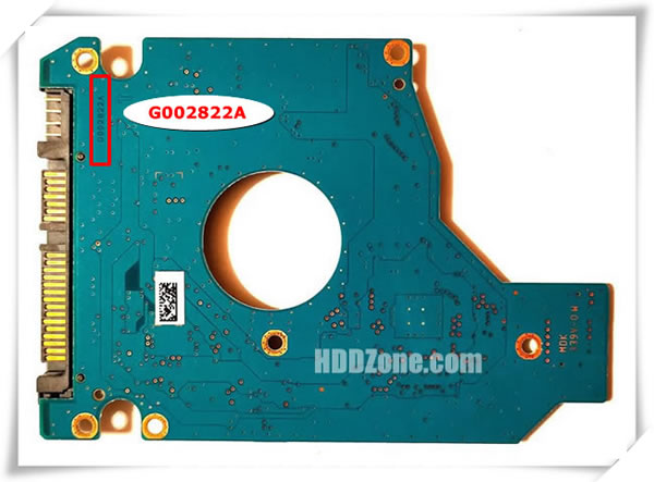 Toshiba PCB G002822A PCB Number