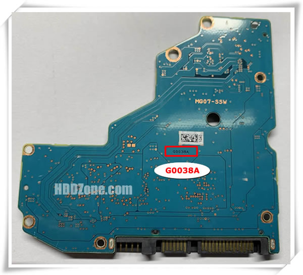 Toshiba PCB G0038A PCB Number