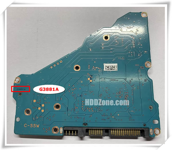Toshiba PCB G3881A PCB Number