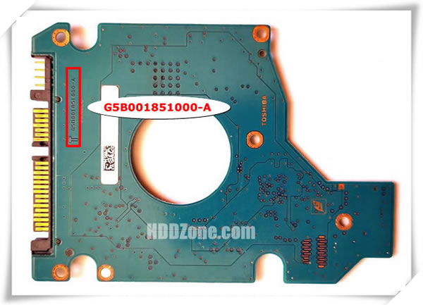 Toshiba PCB G5B001851000-A PCB Number